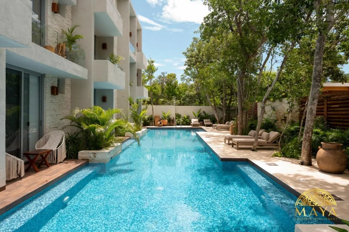 Apartment Nhoa 203A Lux 2Br Condo Pool View In Aldea Zama Tulum