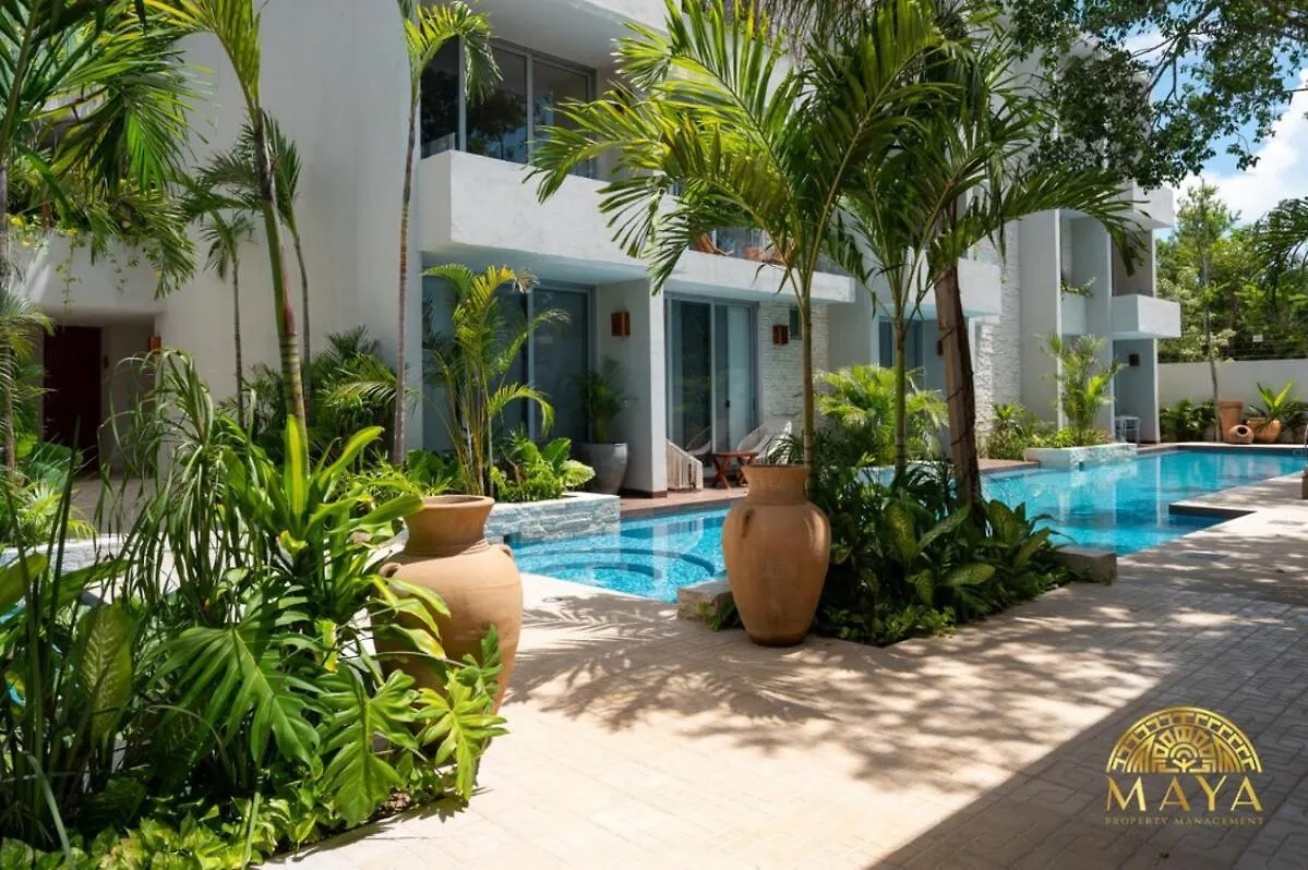 Apartment Nhoa 203A Lux 2Br Condo Pool View In Aldea Zama Tulum