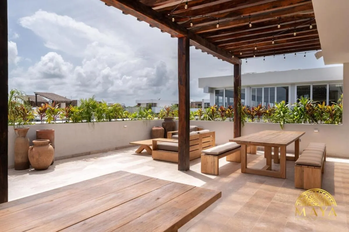 Daire Nhoa 203A Lux 2Br Condo Pool View In Aldea Zama Tulum